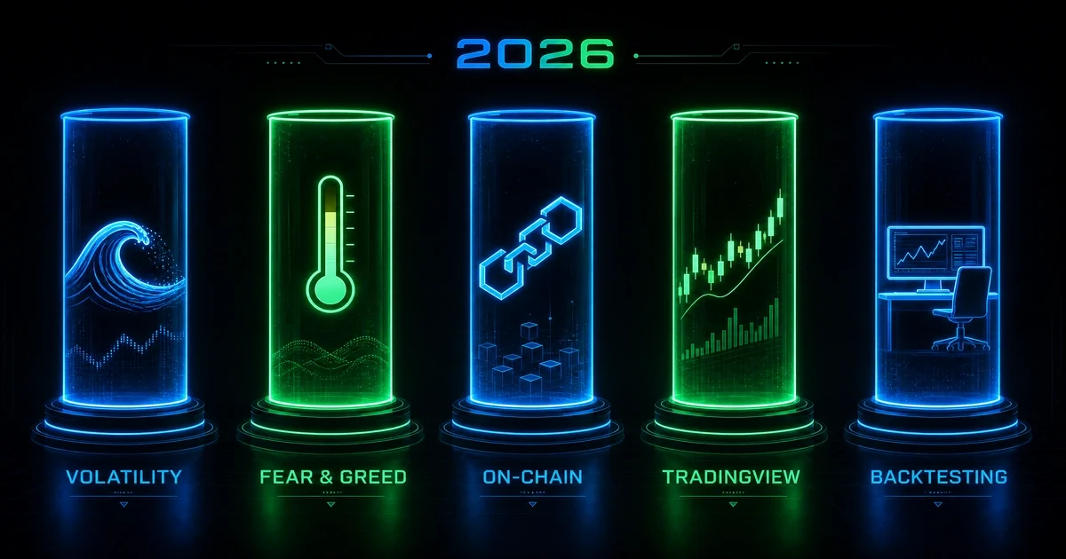 Schéma des 5 piliers de performance CryptoHopper pour un trading crypto rentable en 2026