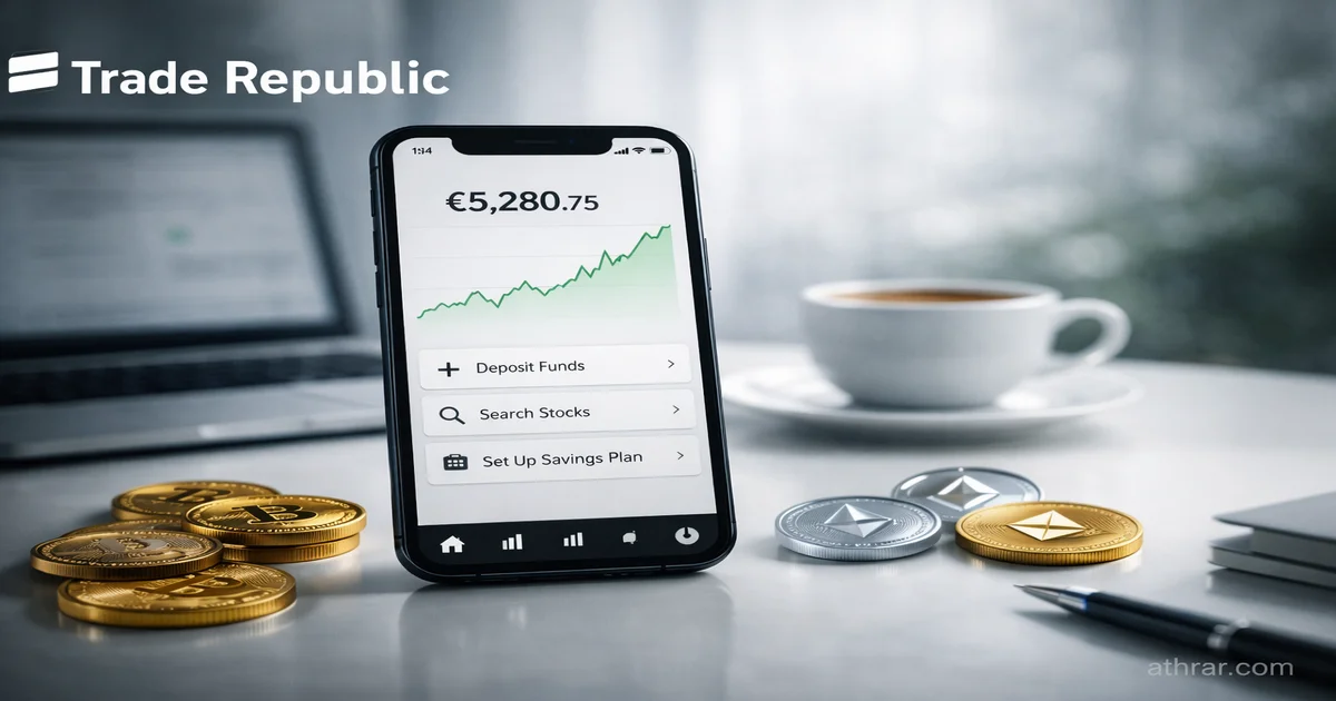 Trade Republic France avis : interface crypto avec Bitcoin et Ethereum sur l'application mobile en 2026