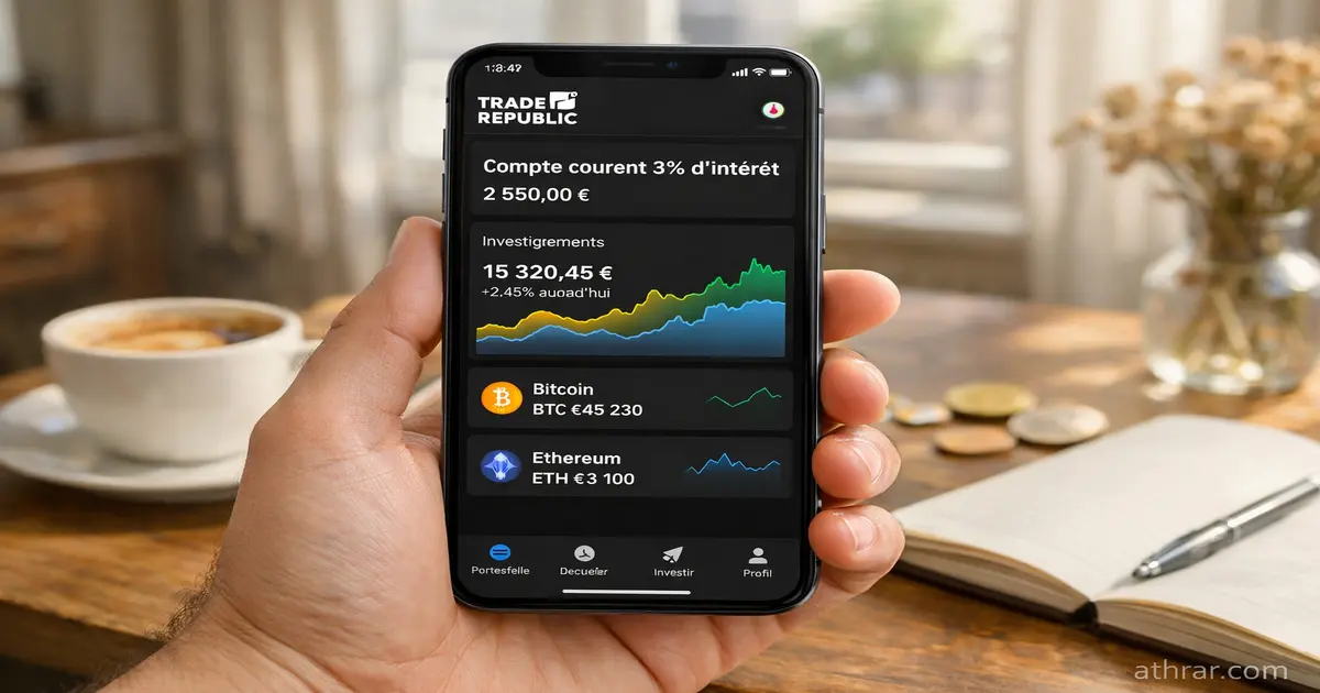Trade Republic France avis : interface mobile avec livret à 3%, Bitcoin et ETF en 2026
