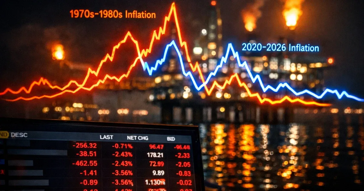 comparaison inflation 1970 aujourdhui courbes similaires chocs petroliers