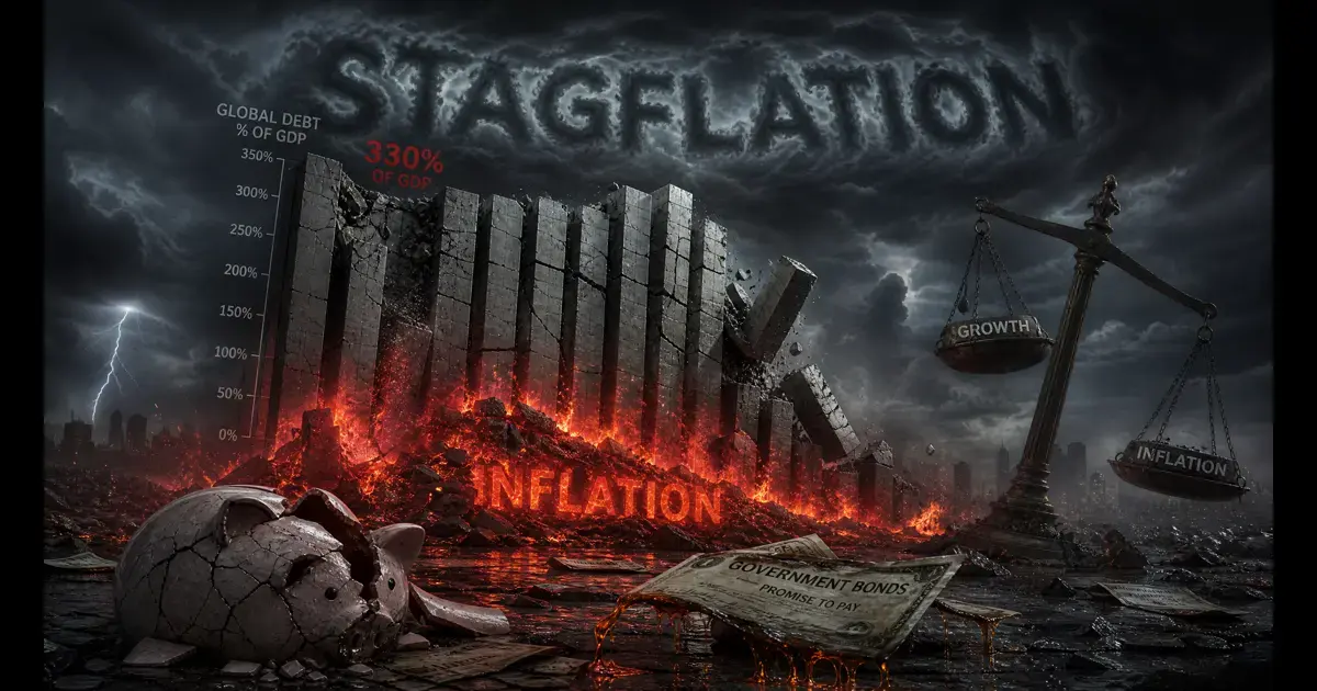 Spirale dette-stagflation : l'impact du poids insoutenable de la dette mondiale en 2026-2027