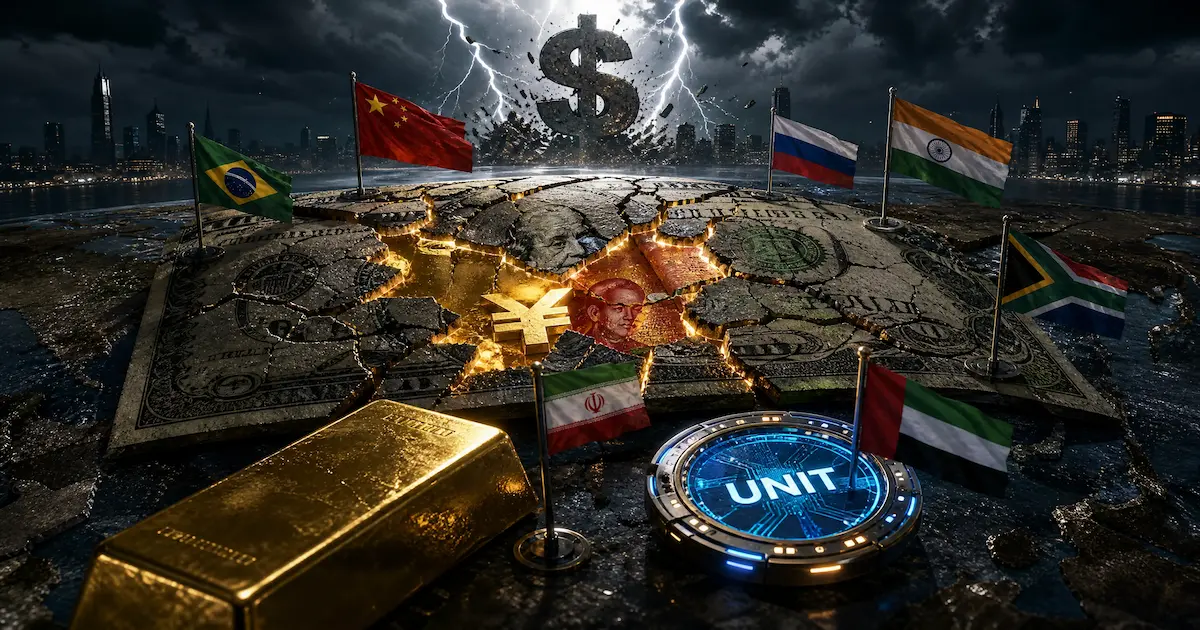 BRICS dédollarisation 2026 : le dollar se fissure face à l'or et à la nouvelle monnaie Unit