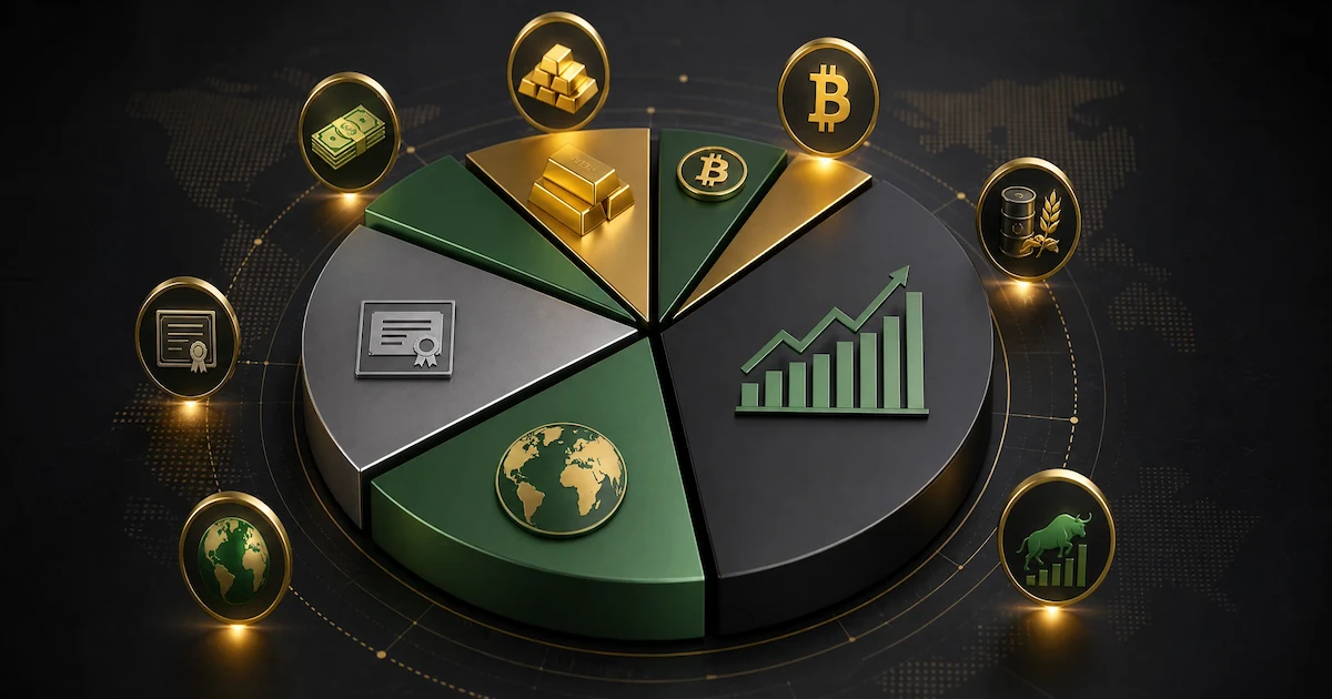 Allocation d'épargne recommandée contre la BRICS dédollarisation 2026 : 10% or physique, 5% Bitcoin, 30% actions US, 20% actions Europe et émergentes, 20% obligations court terme, 10% cash, 5% matières premières