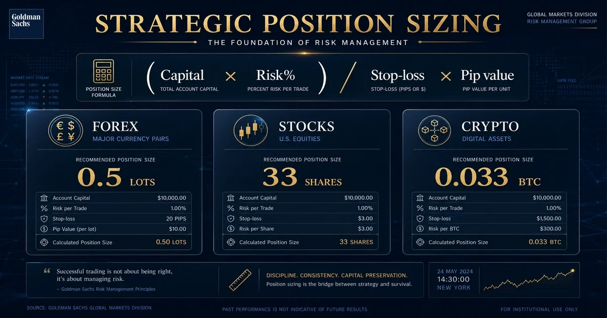  sizing)	Money management regles capital - formule position sizing avec exemples Forex actions crypto