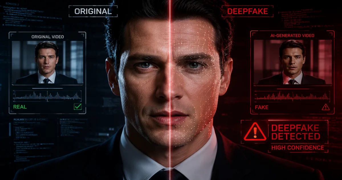 DeepFake créé par des réseaux génératifs GANs : illustration des risques de désinformation, d'usurpation d'identité et de manipulation numérique en 2026. Cybersécurité, menace IA.
