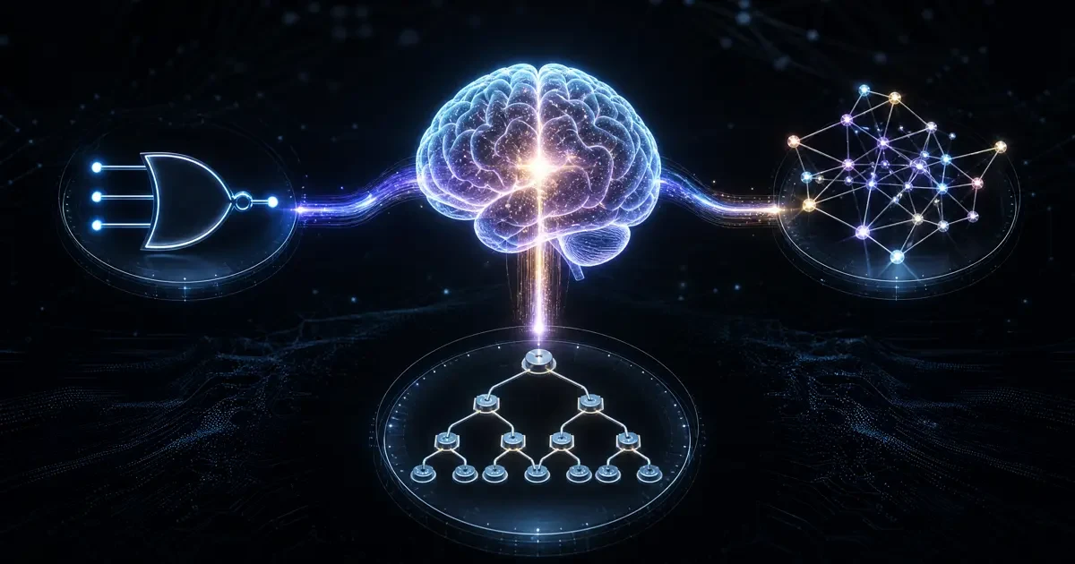 représentation des connaissances en IA : schéma conceptuel liant ontologies, réseaux sémantiques et raisonnement symbolique