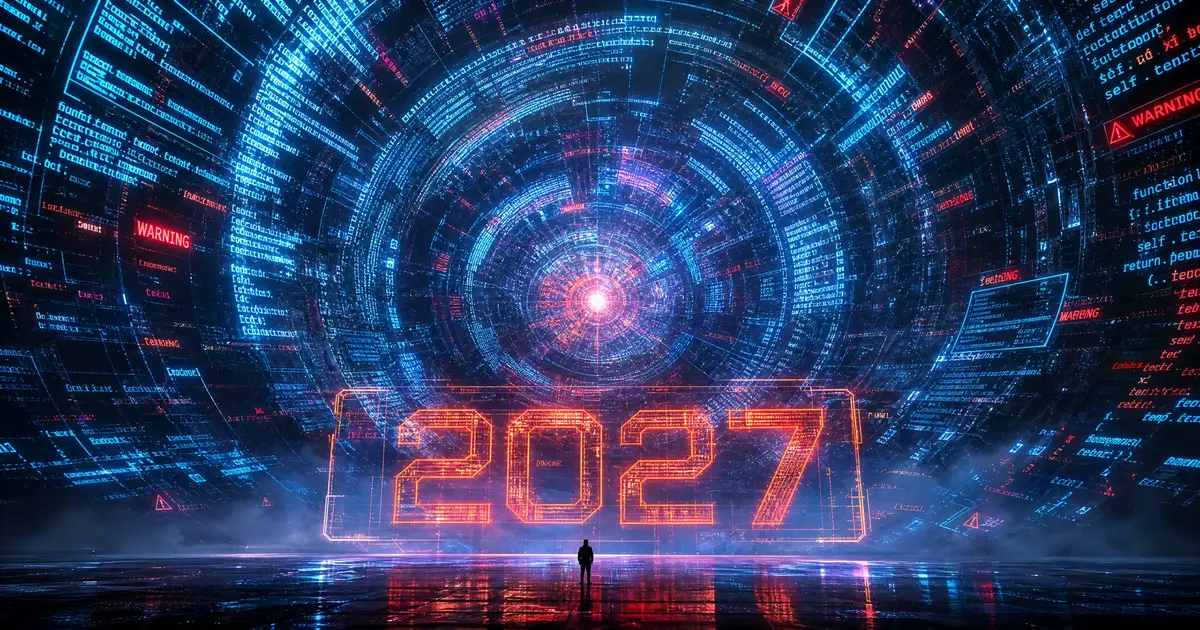 Scénario IA 2027 explosion récursive de l'intelligence artificielle