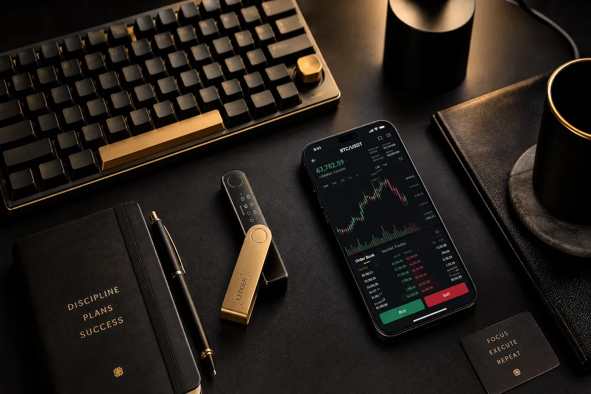 Équipements de trading et technologie recommandés par Athrar - Hardware wallets, claviers et accessoires sélectionnés sur Amazon pour optimiser vos investissements en crypto-monnaies